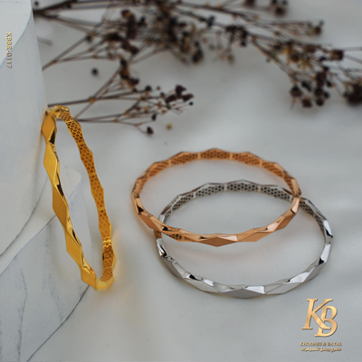 Gold bracelets